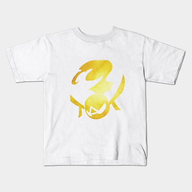 Spirit Of Fire Spirit [GOLD] Kids T-Shirt by cobaltoast